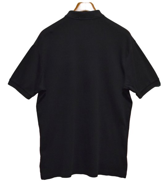 画像3: 【ビンテージ】【オールドラルフローレン】POLO RALPH LAUREN 【黒】無地 コットン【ポロシャツ】【サイズM】   (3)