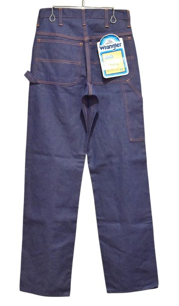 画像1: 【デッドストック】70's【ビンテージ】【ラングラー】【wrangler】ペインターパンツ【デニムパンツ】デニムペインター【27×32】  (1)