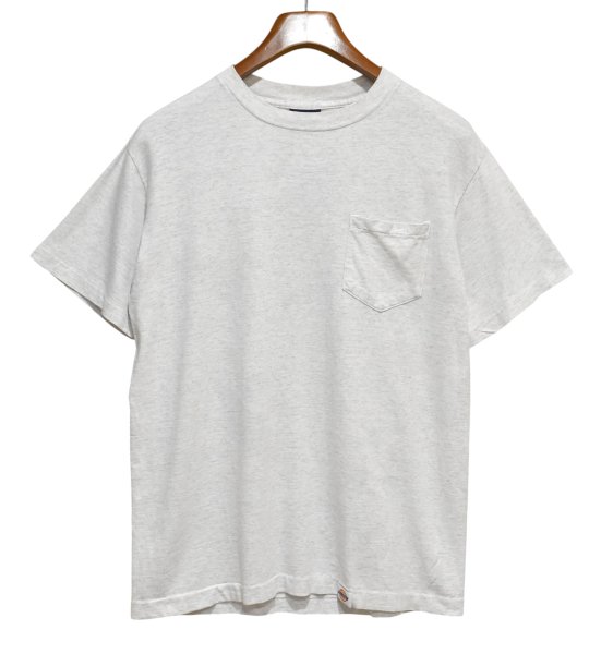 画像1: 90's~【USA製】 ビンテージ【ディッキーズ】【Dickies】【ライトグレー】【無地】【ポケット付き】【Tシャツ】【サイズM】  (1)