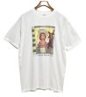 画像1: デッドストック 00's~【ビンテージ】【anvil】アンビル【生成り】【Save a life. Adopt a pet】猫と犬と女性【Tシャツ】【サイズL】  (1)