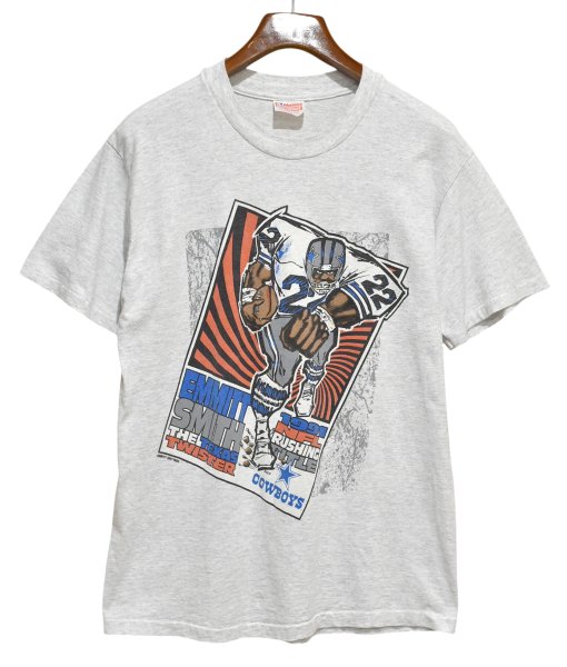 画像1: 【90's】【USA製】【ビンテージ】【Hanes】ヘインズ【1991 NFL rushing title】アメリカンフットボール【ライトグレー】【Tシャツ】【サイズL】  (1)