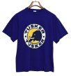画像1: ケニア製【ビンテージ】【TUSKER】【象】ゾウ【紺地】プリント【Tシャツ】【サイズL程度】  (1)