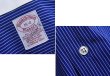 画像2: 【90's】【USA製】【Brooks Brothers makers】【ブルックスブラザーズ】 青×白 ストライプ 【クレリックシャツ】【15-2】  (2)