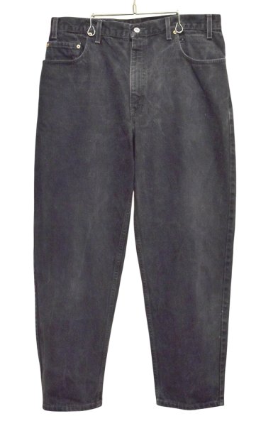 画像2: 90’【ビンテージ】【メキシコ製】【LEVI'S】【リーバイス】560 ブラック 黒【テーパード】【デニムパンツ】【36Ｘ30】  (2)