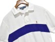 画像3: 90's【ビンテージ】【オールドラルフローレン】POLO RALPH LAUREN 【タオル地】ライン【ホワイト】コットン【ポロシャツ】【サイズM】   (3)