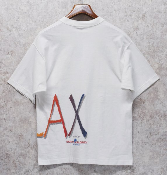 画像4: 【90's】【USA製】ビンテージ【FRUIT OF THE LOOM】フルーツオブザルーム【SIGMA ALDRICH】【RELAX】【企業Tシャツ】【サイズL】 (4)