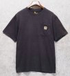画像2: ビンテージ【Carhartt】カーハート【Original Fit】【ポケット付きTシャツ】【チャコールグレー】【M】 (2)