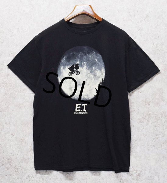 画像2: ビンテージ【E.T.】【グラフィックプリント】映画プリント【Tシャツ】【ブラック】【XL】 (2)