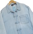 画像3: 【LIZ WEAR】【ライトデニム】カンフージャケット風【デニムジャケット】【チャイナジャケット】【サイズL】  (3)
