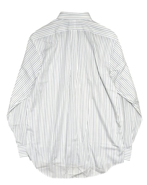 画像3: 【デッドストック】【90's】【LANDS' END】ランズエンド【ボタンダウンシャツ】白【ストライプ】【15 1/2-34】  (3)
