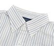 画像5: 【デッドストック】【90's】【LANDS' END】ランズエンド【ボタンダウンシャツ】白【ストライプ】【15 1/2-34】  (5)