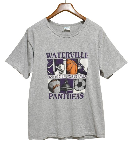 画像2: 【90's】【USA製】ビンテージ【Kellsport】【WATERVILLE ATHLETICS PANTHERS】【スポーツアイコンプリントTシャツ】【L】 (2)