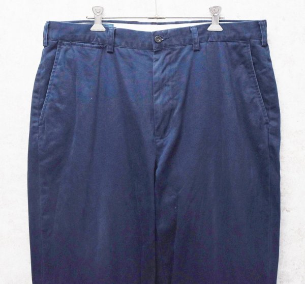 画像1: 【90's】ビンテージ【ポロラルフローレン】【Polo Ralph Lauren】【コットンチノパンツ】【ネイビー】【36×36】 (1)