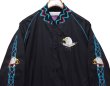 画像3: 【デッドストック】【90's】【USA製】 ビンテージ【ASW JACKETS】【黒【イーグル刺繍】【ネイティブ柄】【スナップブルゾン】ジャケット【サイズＸＬ】  (3)