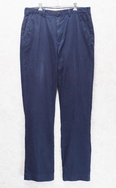 画像3: 【90's】ビンテージ【ポロラルフローレン】【Polo Ralph Lauren】【コットンチノパンツ】【ネイビー】【36×36】 (3)