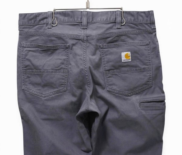 画像5: ビンテージ【Carhartt】【カーハート】【RUGGED FLEX】【RELAXED FIT】【5ポケットワークパンツ】【グレー】【36×32】 (5)