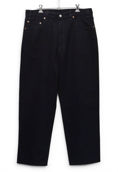 画像1: ビンテージ【90's】【USA製】【リーバイス】【Levi's】【550】【ブラックデニムパンツ】【後染め】【36×30】 (1)