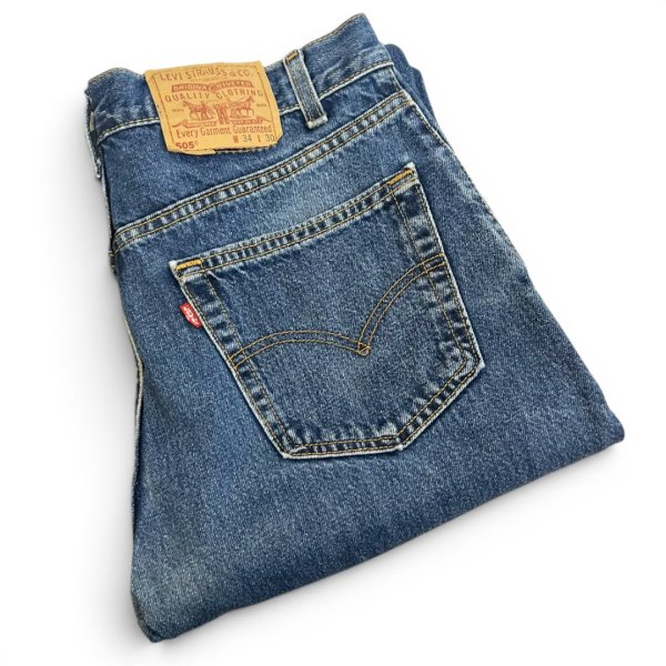 画像1: 【90's】ビンテージ【USA製】【リーバイス】【Levi's】【505】【デニムパンツ】【W34 L30】  (1)