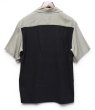 画像4: 【未使用】フラッシャー付き【PRONTO-UOMO】【シルクシャツ】【アーガイル柄】【切り替えデザイン】【サイズM】 (4)