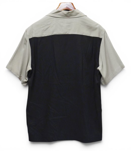 画像4: 【未使用】フラッシャー付き【PRONTO-UOMO】【シルクシャツ】【アーガイル柄】【切り替えデザイン】【サイズM】 (4)