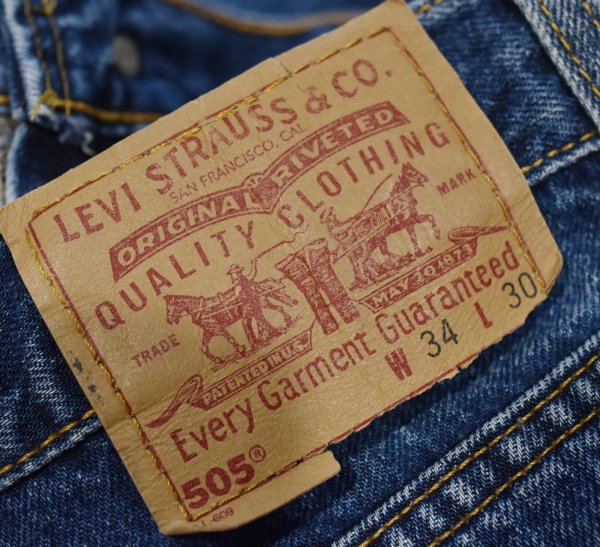 画像3: 【90's】ビンテージ【USA製】【リーバイス】【Levi's】【505】【デニムパンツ】【W34 L30】  (3)