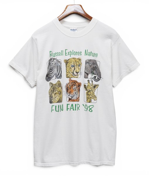 画像1: 【90's】【ビンテージ】【ギルダン】【GILDAN】【FUN FAIR '98】【アニマルプリントTシャツ】【サイズL】 (1)