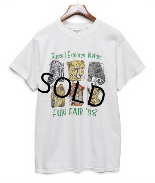 画像1: 【90's】【ビンテージ】【ギルダン】【GILDAN】【FUN FAIR '98】【アニマルプリントTシャツ】【サイズL】 (1)