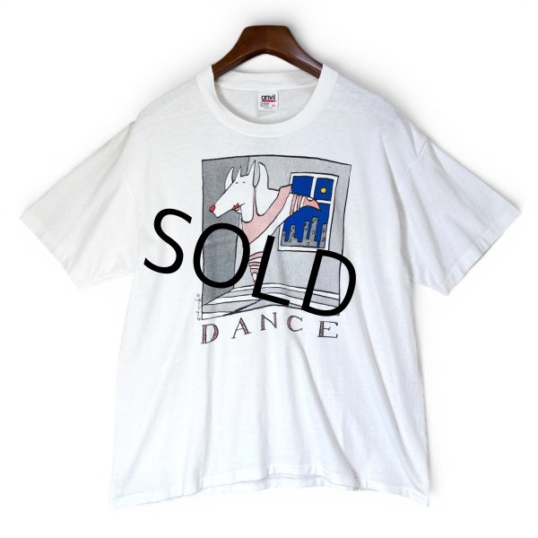 画像1: 【90's】【ビンテージ】【USA製】【アンビル】【anvil】【MORE DOGS】【アートプリント】【Tシャツ】【XL】 (1)