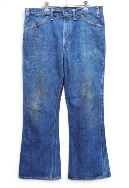 画像1: 【~80's】【ビンテージ】【USA製】【リーバイス】【Levi's】【646】【ベルボトムデニムパンツ】【30×30】 (1)