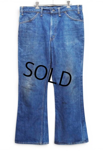 画像1: 【~80's】【ビンテージ】【USA製】【リーバイス】【Levi's】【646】【ベルボトムデニムパンツ】【38×30】 (1)