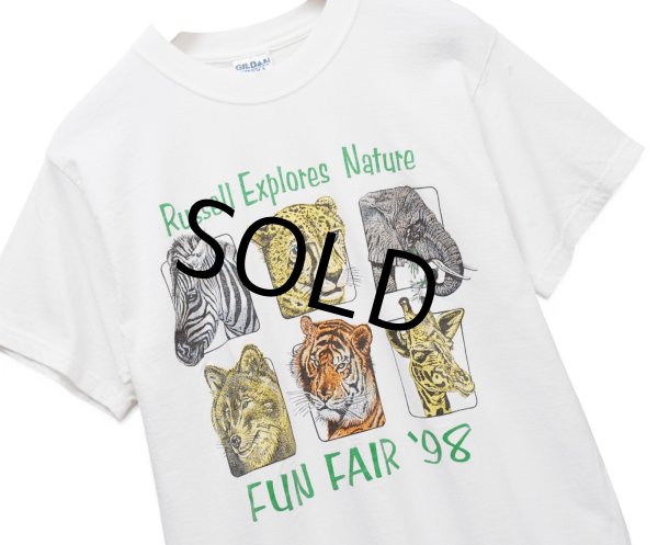 画像3: 【90's】【ビンテージ】【ギルダン】【GILDAN】【FUN FAIR '98】【アニマルプリントTシャツ】【サイズL】 (3)