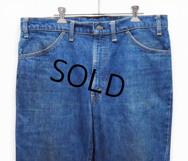 画像3: 【~80's】【ビンテージ】【USA製】【リーバイス】【Levi's】【646】【ベルボトムデニムパンツ】【38×30】 (3)