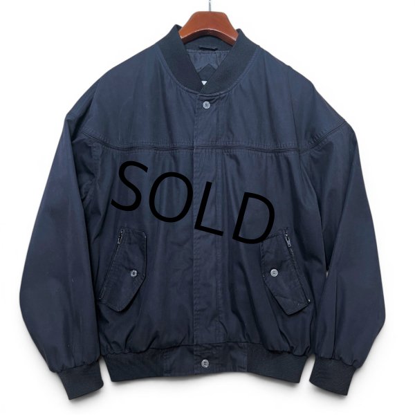 画像1: 【WINDBREAKER】ウインドブレイカー【黒】【カップショルダージャケット】ダービージャケット【サイズＬ】  (1)