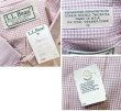 画像2: 【デッドストック】【90's】【USA製】【L.L.Bean】エルエルビーン【赤×白チェック】ボタンダウン【半袖シャツ】【US15】  (2)