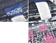 画像2: ビンテージ【USA製】【HONORS】黒地×白×ピンク【総柄】【花柄】【Tシャツ】【サイズ2X】 (2)