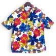 画像1: 70's ビンテージ【USA製】【Kona Kai】【Jantzen】ジャンセン【半袖シャツ】アロハシャツ【ハワイアンシャツ】開襟シャツ【花柄】【サイズL】 (1)