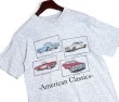 画像1: ビンテージ【AAA】【American Classics】ライトグレー【車】【クラシックカー】プリント【Tシャツ】【サイズM】 (1)