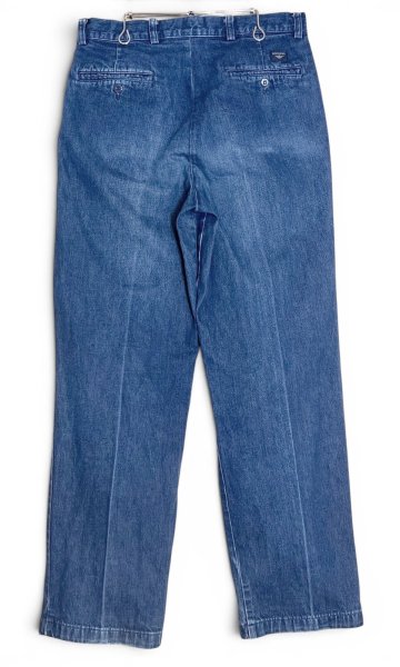 画像3: ビンテージ【DOCKERS】【Dockers】ブルーデニム【2タック】【デニムパンツ】【32×30】 (3)