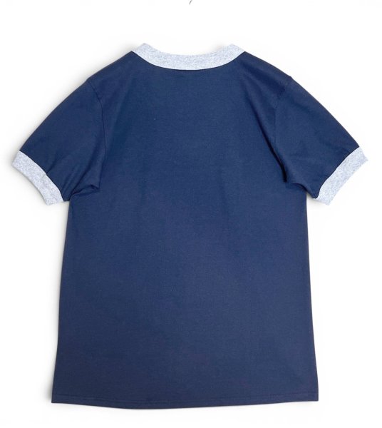 画像3: デッドストック【未使用】【USA製】ビンテージ【Goodwear】ネイビー×グレー【リンガーTシャツ】【サイズM】 (3)