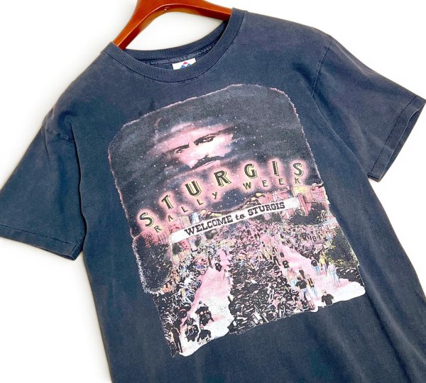画像3: 【90's】【ビンテージ】【USA製】【STURGIS RALLY WEEK】グレー【バイクTシャツ】【両面プリント】【サイズM】 (3)