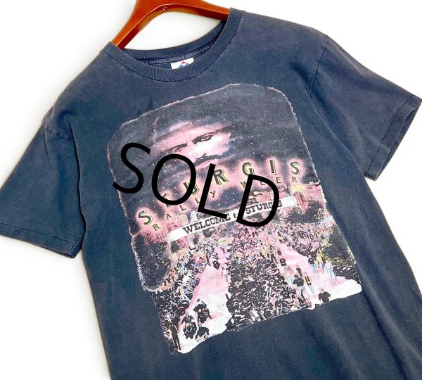 画像3: 【90's】【ビンテージ】【USA製】【STURGIS RALLY WEEK】グレー【バイクTシャツ】【両面プリント】【サイズM】 (3)