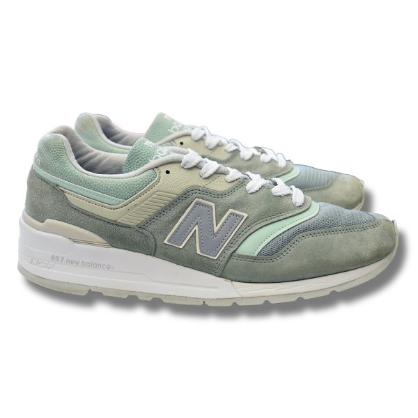 画像3: USA製 new balance【ニューバランスM997SOB】ミント スニーカー 11 1/2D【29.5ｃｍ】  (3)