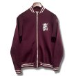 画像4: 60's〜【ビンテージ】【USA製】【チャンピオン】【Champion】【トラックジャケット】【EAST LYME】【VIKINGS】【エンジ】【サイズL】 (4)