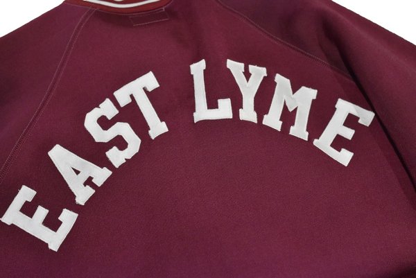 画像5: 60's〜【ビンテージ】【USA製】【チャンピオン】【Champion】【トラックジャケット】【EAST LYME】【VIKINGS】【エンジ】【サイズL】 (5)