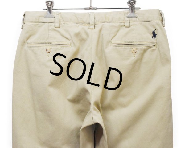 画像5: 90's~【ポロラルフローレン】【Polo by Ralph Lauren】Preston Pant【プレストンパンツ】ノータック【タンカラー】【34×32】 (5)