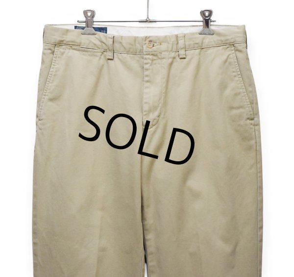画像3: 90's~【ポロラルフローレン】【Polo by Ralph Lauren】Preston Pant【プレストンパンツ】ノータック【タンカラー】【34×32】 (3)