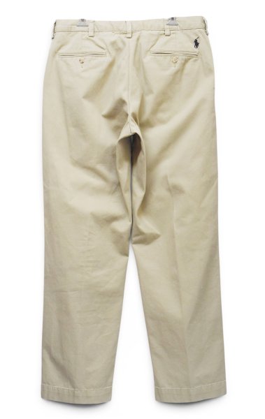 画像4: 90's~【ポロラルフローレン】【Polo by Ralph Lauren】Preston Pant【プレストンパンツ】ノータック【タンカラー】【34×32】 (4)
