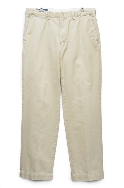 画像1: 90's~【ポロラルフローレン】【Polo by Ralph Lauren】Preston Pant【プレストンパンツ】ノータック【タンカラー】【34×32】 (1)