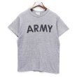 画像1: 【00's】【Champion】【チャンピオン】【ARMY】霜降りグレー【Tシャツ】【M】  (1)