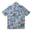 画像3: 程度良好!! ビンテージ【Reyn Spooner】【レインスプーナー】【MELE KALIKIMAKA】メレ カリキマカ【メリークリスマス】【サンタ柄】プルオーバー【ボタンダウン】総柄【アロハシャツ】【サイズM】 (3)